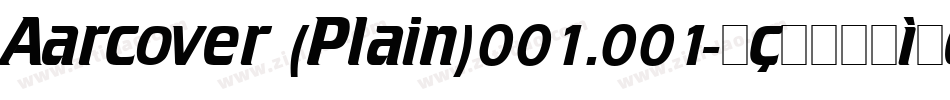 Aarcover (Plain)001.001字体转换